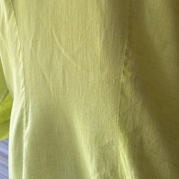 FLAX Lightweight Linen Jacket / Cover Up in Size Medium - Picture 3 of 6